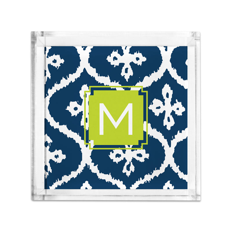 Petite Monogram Lucite Tray Montauk - Dabney Lee