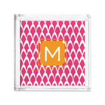 Petite Monogram Lucite Tray Northfork - Dabney Lee