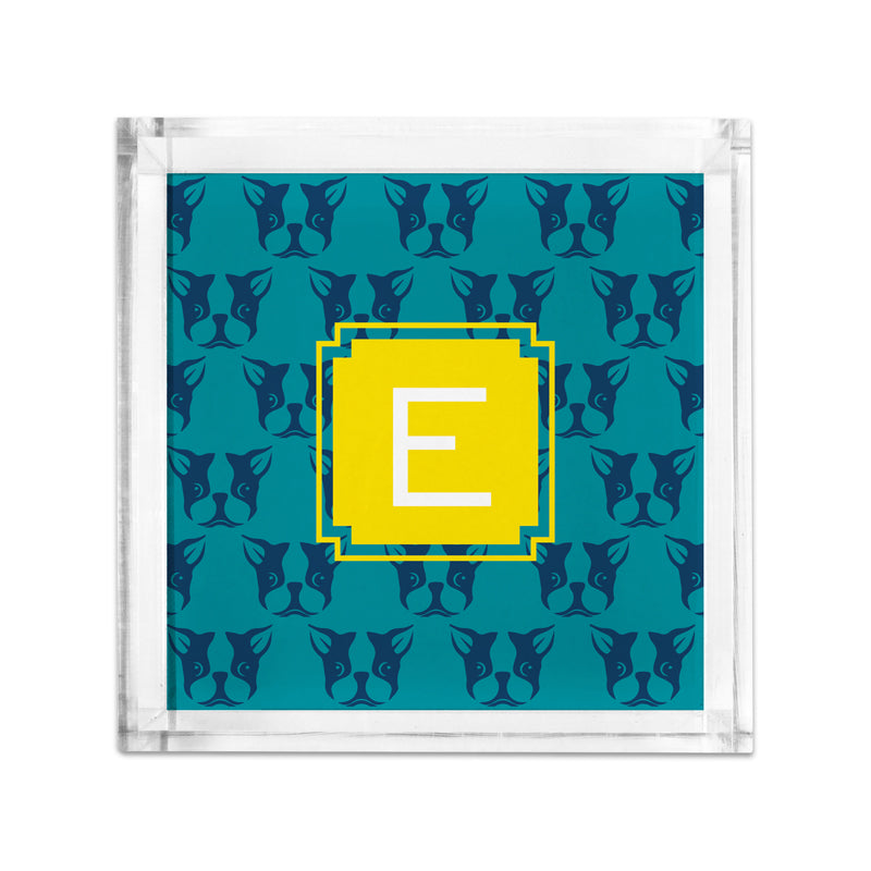 Petite Monogram Lucite Tray Polly - Dabney Lee