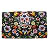 Envelope Beaded Monogram Clutch - Sugar Skull