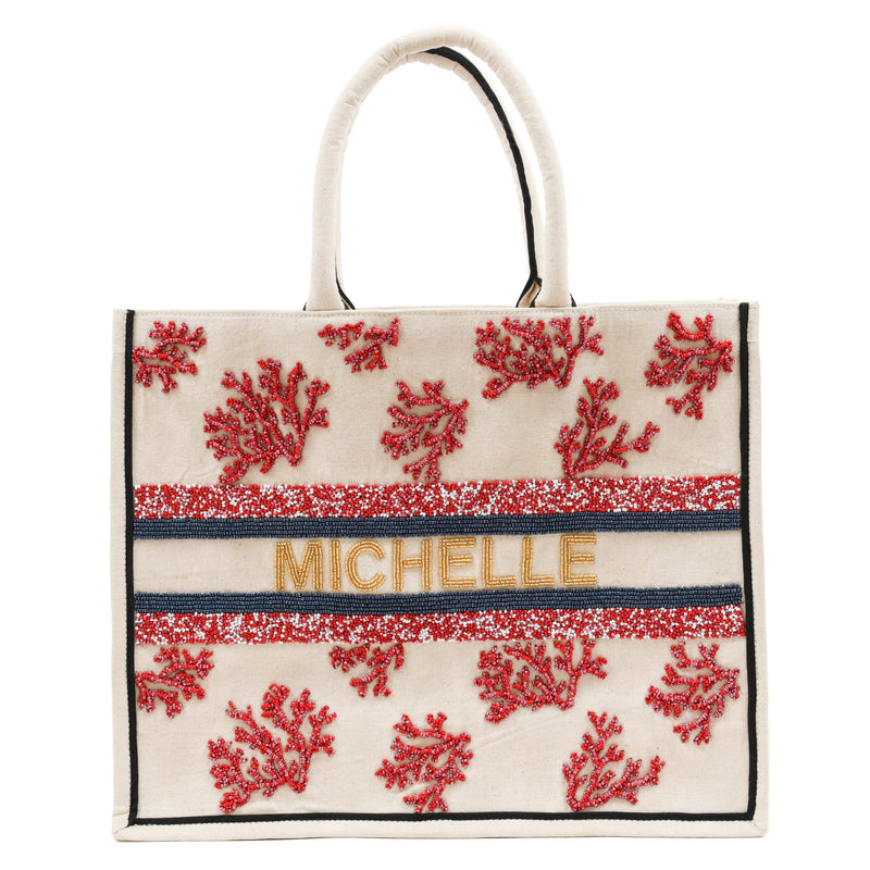 Madeleine Tote - Coral Cay