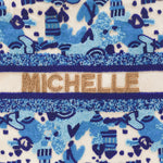 Madeleine-Tasche – Gartenparty-Blau