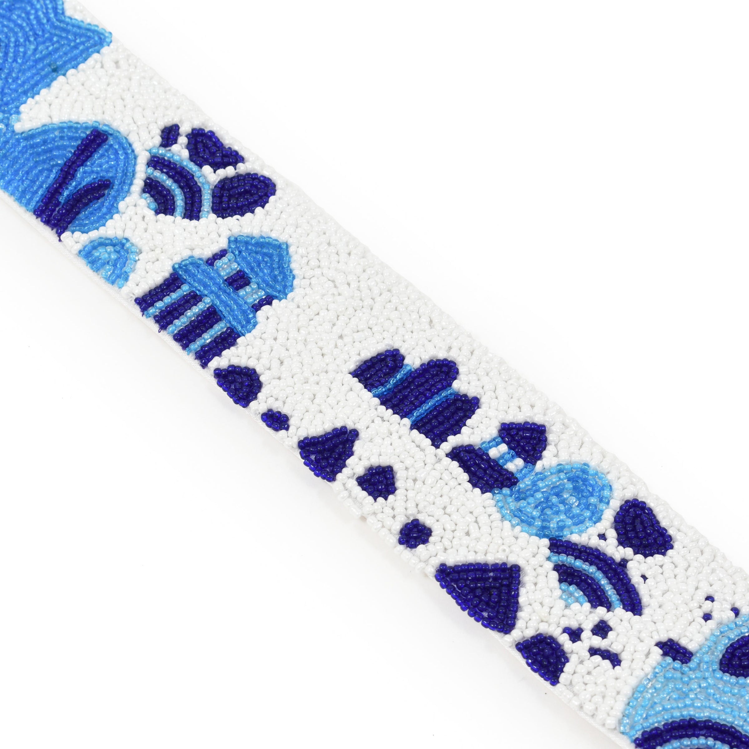 One Team One Dream Beaded Purse Strap, Blue White – Chic Soul