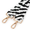 Wide Purse Strap - Custom Beaded Tiger Stripe- You Choose the Colors
