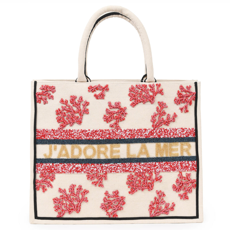 Madeleine Tote - Coral Cay