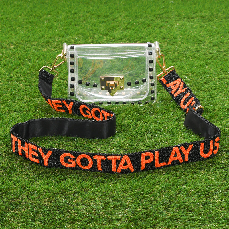 Game Day Custom Beaded Purse Strap - You Choose the Colors
