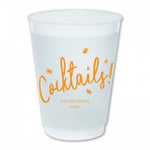 Cocktails! Personalized Frost Flex Cups by Boatman Geller