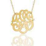 Monogram Necklace Classic Lace by Jane Basch