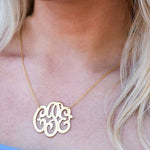 Monogram Necklace Classic Lace by Jane Basch