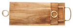 Schneidebrett aus Akazienholz, modern, personalisierbar, 45,7 x 30,5 cm