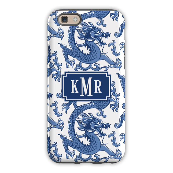 Monogram iPhone Case  - Imperial Blue - Boatman Geller