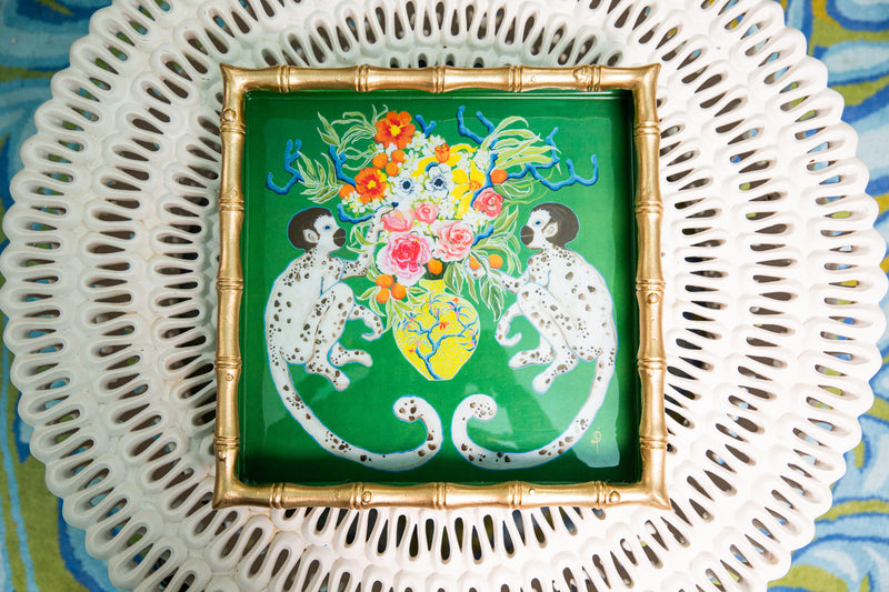 Bamboo Tray Monkeying Around - Paige Gemmel