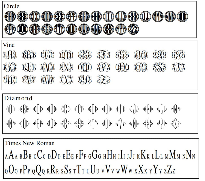 Altmodische Gläser mit Monogramm – 6er-Set