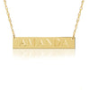 Bar Nameplate Necklace by Jane Basch
