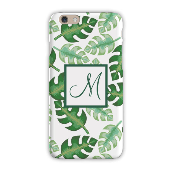 Monogram iPhone Case - Fret Navy - Boatman Geller - Classic Prep Monograms