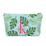 Zippered Pouch - Tropical Blue Clairebella