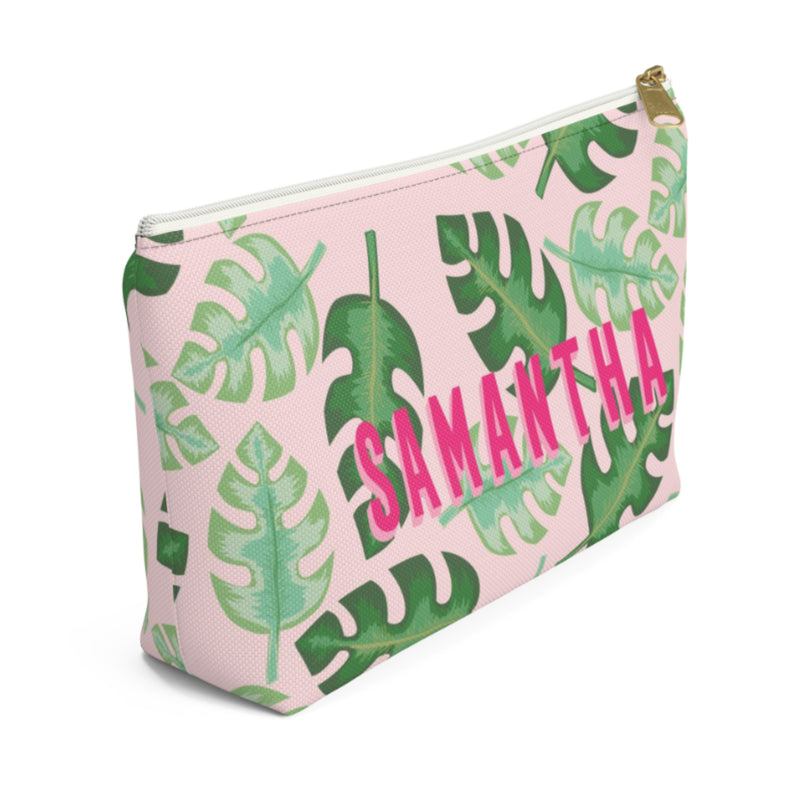 Reißverschlusstasche – Tropical Pink Clairebella