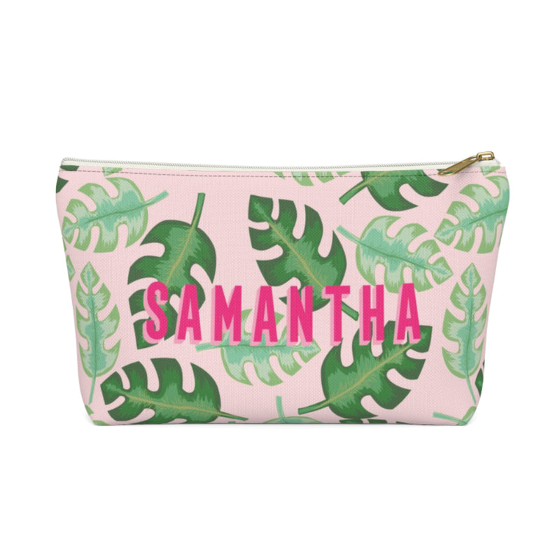 Zippered Pouch - Tropical Pink Clairebella