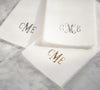 Monogrammed Linen Like Disposable Guest Towels